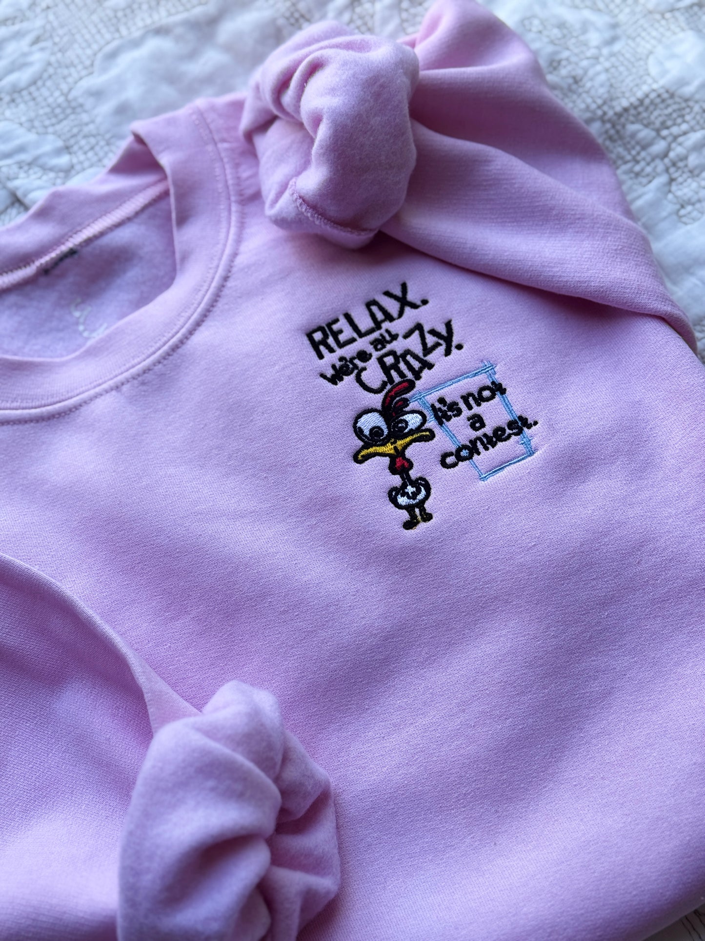 Crazy chicken Sweatshirt