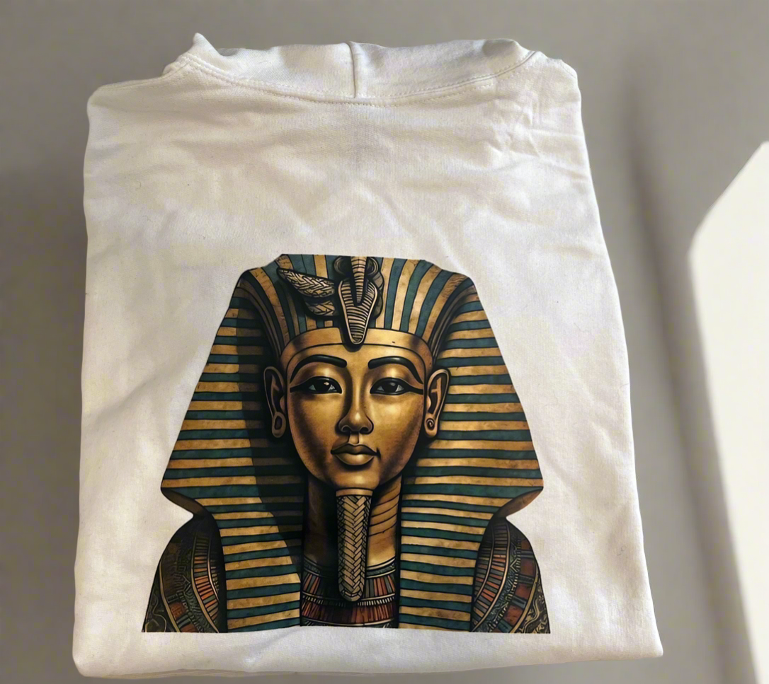 Pharaoh Screen print and embroidered Hoodie