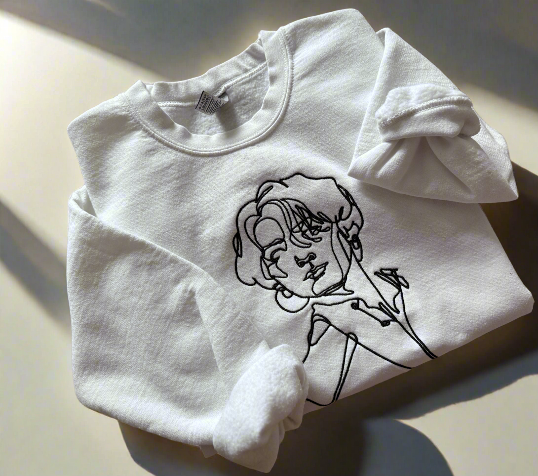 JUNGKOOK Embroidered Sweatshirt
