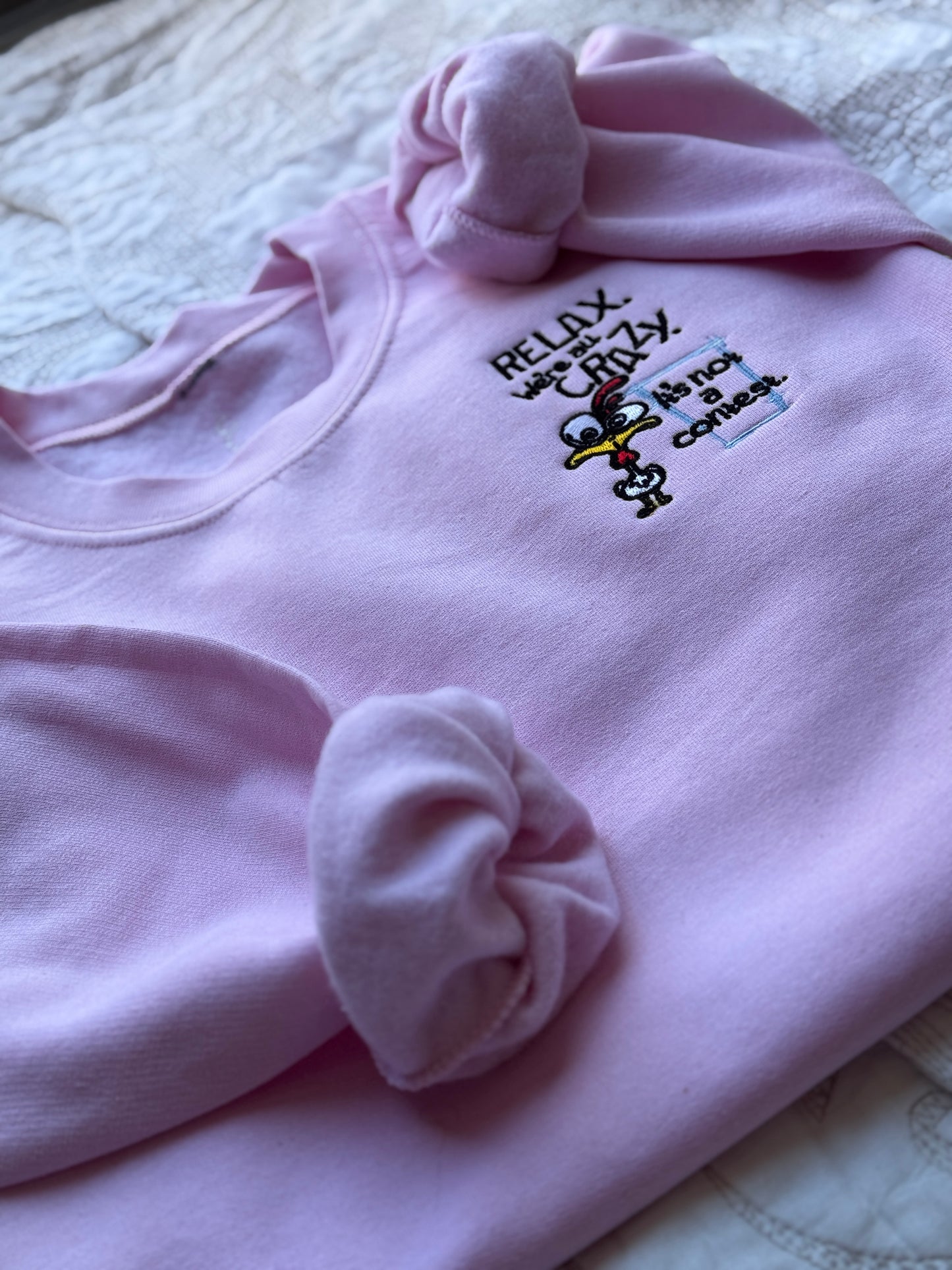 Crazy chicken Sweatshirt