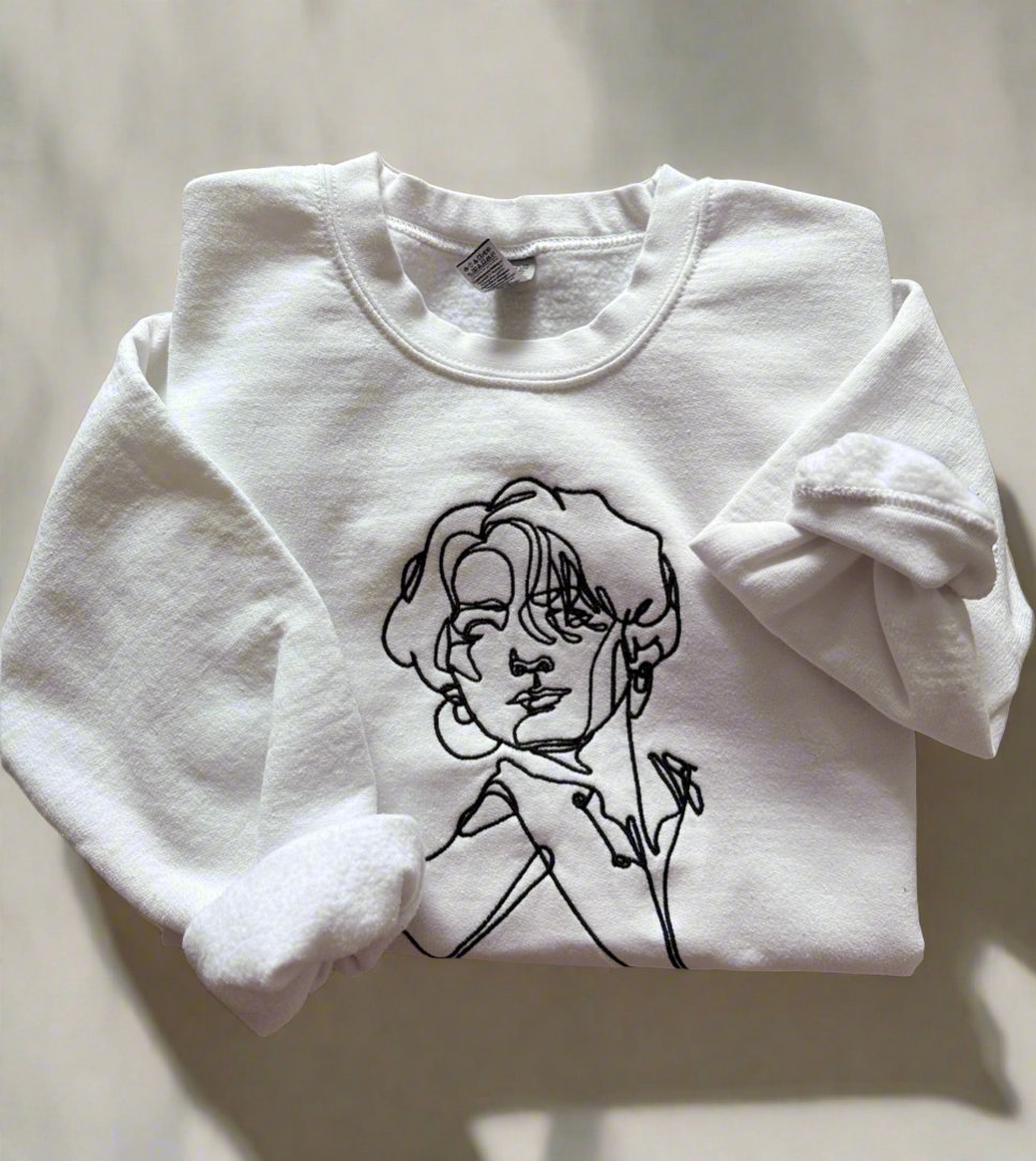 JUNGKOOK Embroidered Sweatshirt