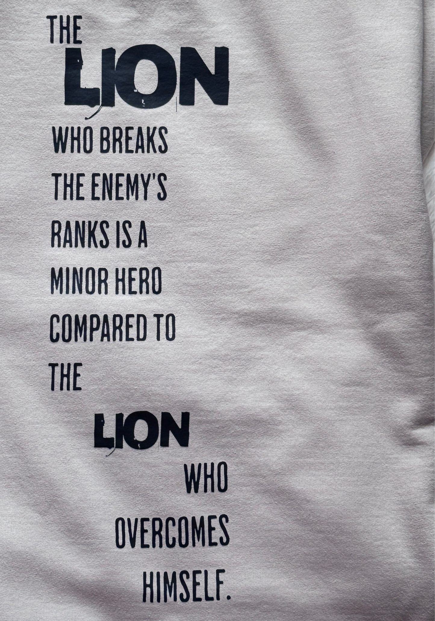 The LION who breaks the enemy, sweatshirt