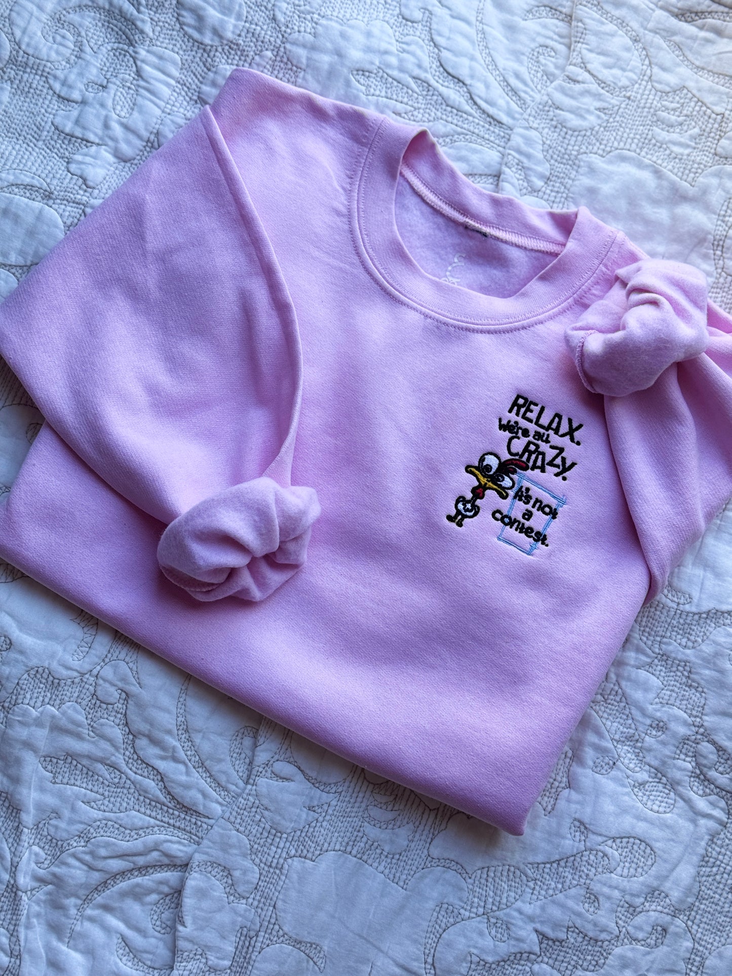Crazy chicken Sweatshirt