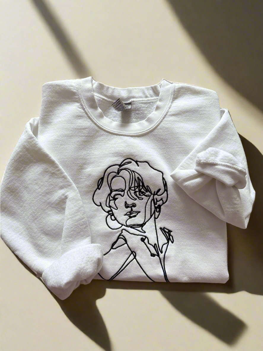 JUNGKOOK Embroidered Sweatshirt